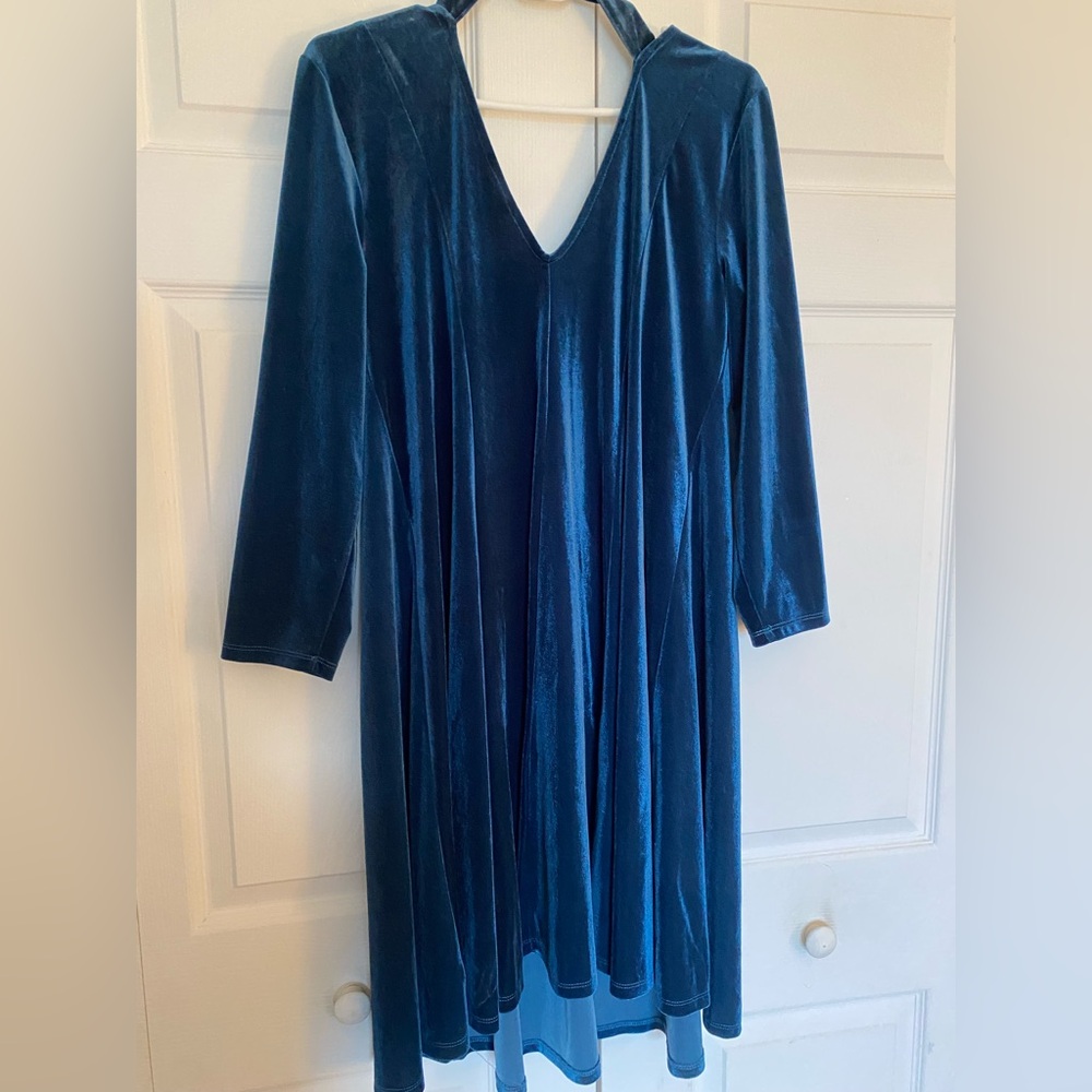 Velvet royal blue torrid dress